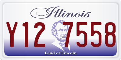 IL license plate Y127558