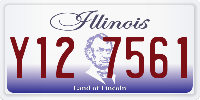IL license plate Y127561