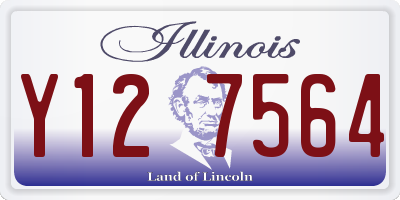 IL license plate Y127564