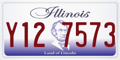 IL license plate Y127573