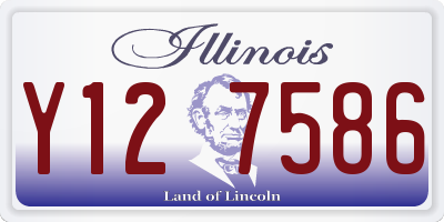 IL license plate Y127586