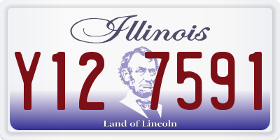 IL license plate Y127591