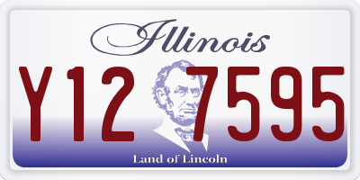 IL license plate Y127595