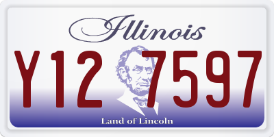 IL license plate Y127597
