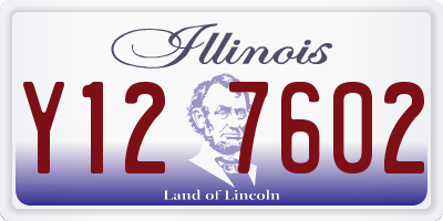 IL license plate Y127602
