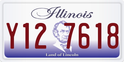 IL license plate Y127618