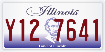 IL license plate Y127641