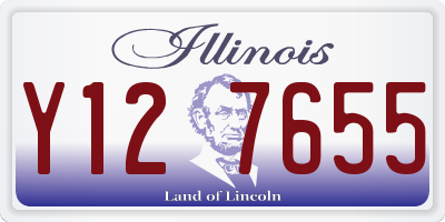IL license plate Y127655