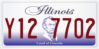 IL license plate Y127702