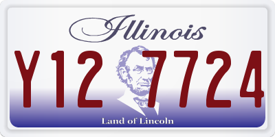 IL license plate Y127724