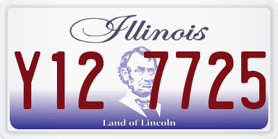 IL license plate Y127725