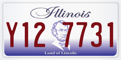 IL license plate Y127731