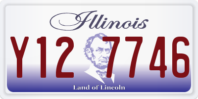 IL license plate Y127746