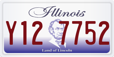 IL license plate Y127752