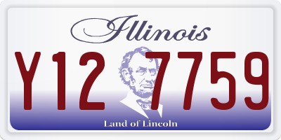IL license plate Y127759