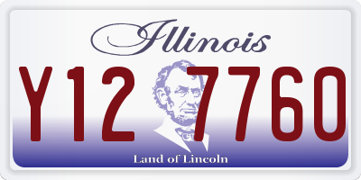 IL license plate Y127760