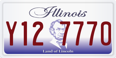 IL license plate Y127770