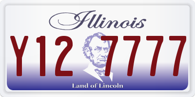 IL license plate Y127777