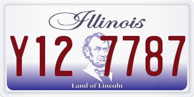 IL license plate Y127787
