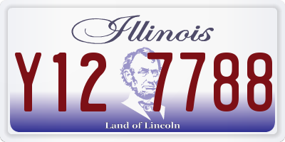 IL license plate Y127788