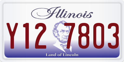 IL license plate Y127803