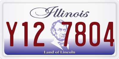 IL license plate Y127804
