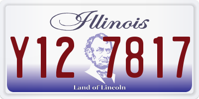 IL license plate Y127817