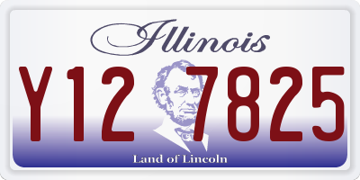 IL license plate Y127825