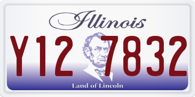 IL license plate Y127832