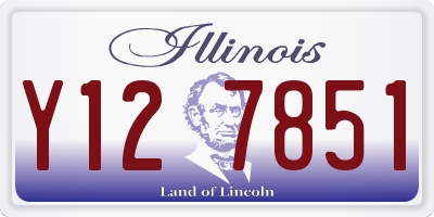 IL license plate Y127851