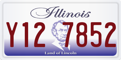 IL license plate Y127852