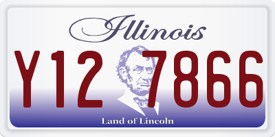 IL license plate Y127866