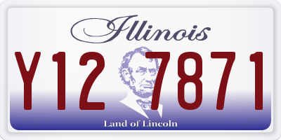 IL license plate Y127871