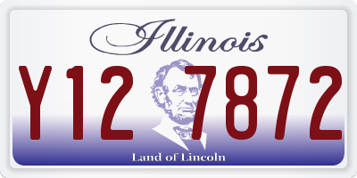IL license plate Y127872