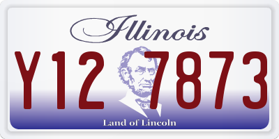 IL license plate Y127873