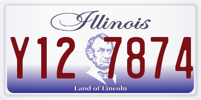 IL license plate Y127874