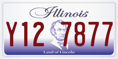 IL license plate Y127877