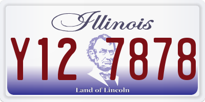 IL license plate Y127878