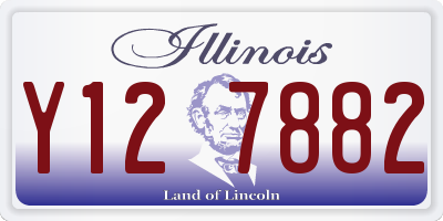 IL license plate Y127882