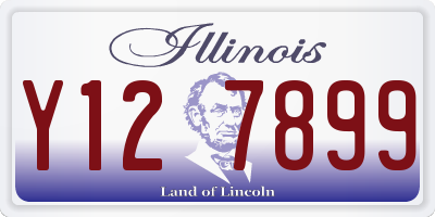 IL license plate Y127899