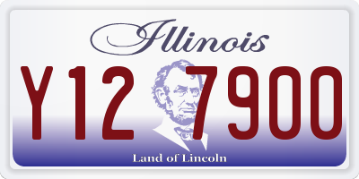 IL license plate Y127900