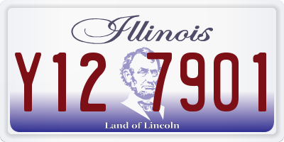 IL license plate Y127901