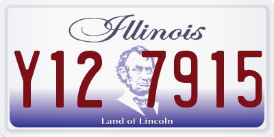 IL license plate Y127915