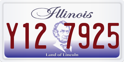 IL license plate Y127925