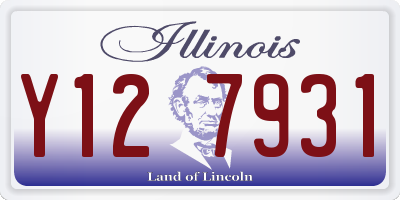 IL license plate Y127931