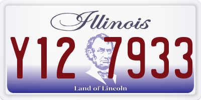 IL license plate Y127933