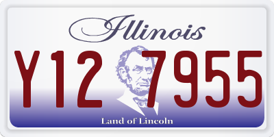 IL license plate Y127955