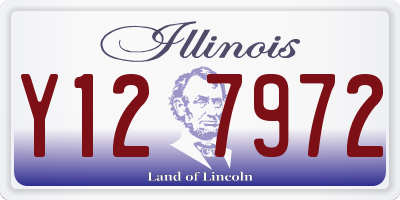 IL license plate Y127972