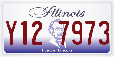 IL license plate Y127973