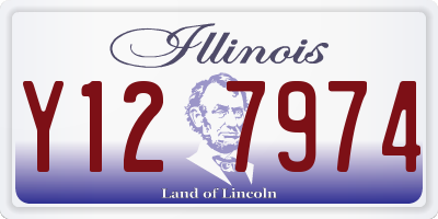 IL license plate Y127974